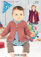 Sirdar Cardigan and Coat Knitting Pattern in Snuggly DK 4493P PDF DOWNLOAD