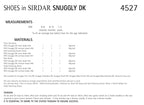 Sirdar Shoes Knitting Pattern in Snuggly DK 4527P PDF DOWNLOAD
