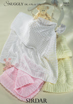Sirdar Shawls Knitting Pattern in Snuggly 3ply, 4ply and DK 1665P PDF DOWNLOAD