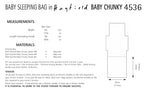 Hayfield Baby Sleeping Bag Knitting Pattern in Baby Chunky 4536P PDF DOWNLOAD