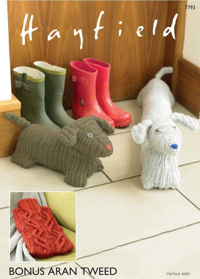 Hayfield Home Accessories Knitting pattern in Bonus Aran Tweed 7793P PDF DOWNLOAD