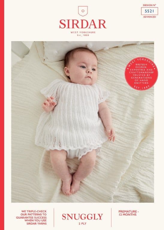 Sirdar Babies Tops & Pants Knitting Pattern in Snuggly 2ply 5521P PDF DOWNLOAD