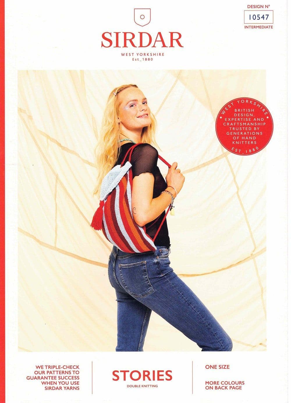 Sirdar Backstage Pass Bag Knitting Pattern in Stories DK 10547P PDF DOWNLOAD