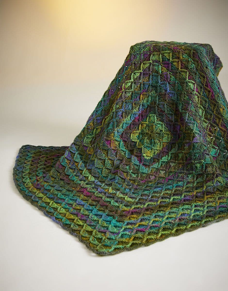 Sirdar Blanket Crochet Pattern in Jewelspun Aran 10724P PDF DOWNLOAD