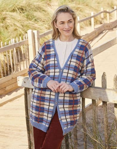Sirdar Ladies Cardigan Knitting Pattern in Haworth Tweed DK 10691P PDF DOWNLOAD
