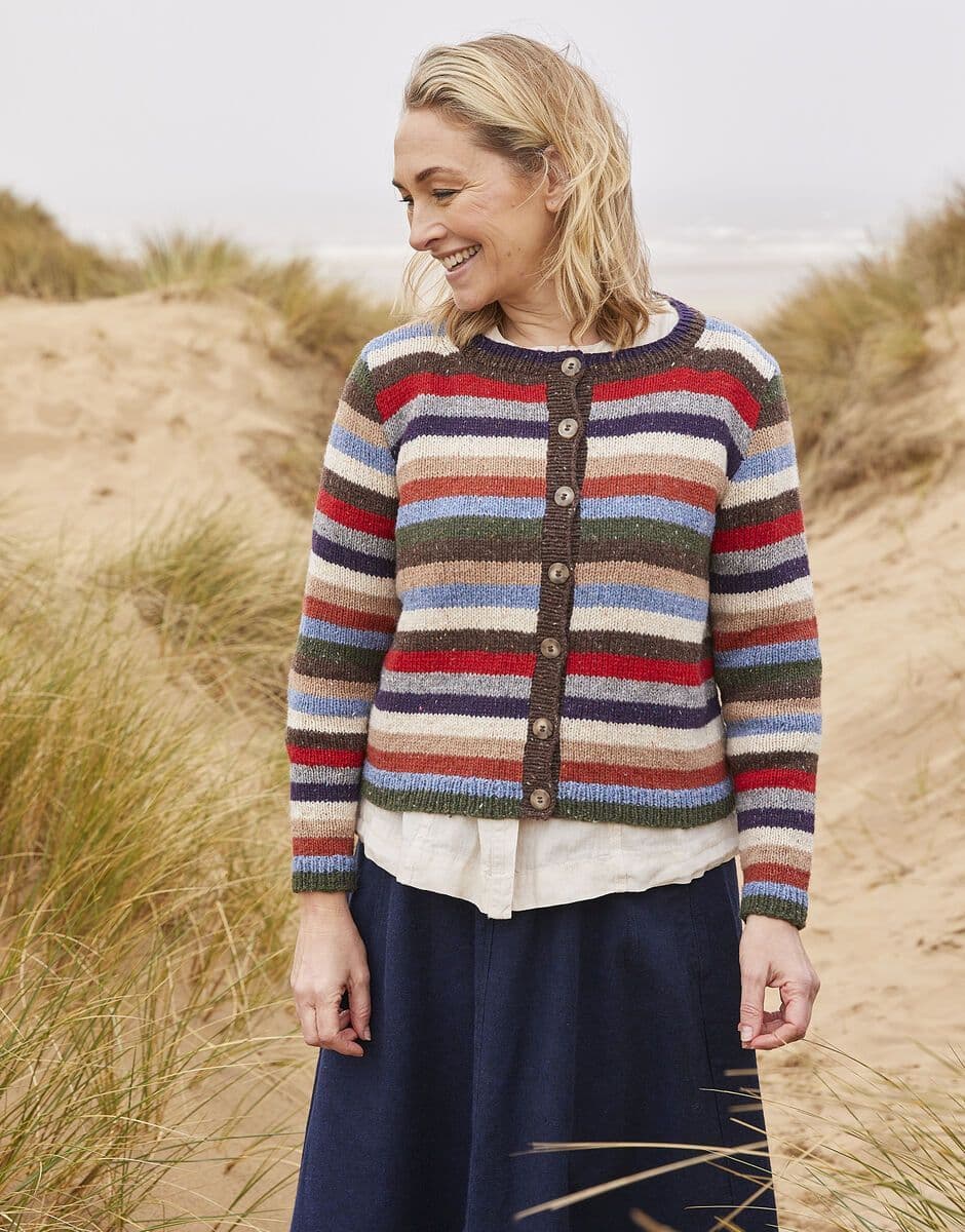 Sirdar Ladies Cardigan Knitting Pattern in Haworth Tweed DK 10693P PDF DOWNLOAD