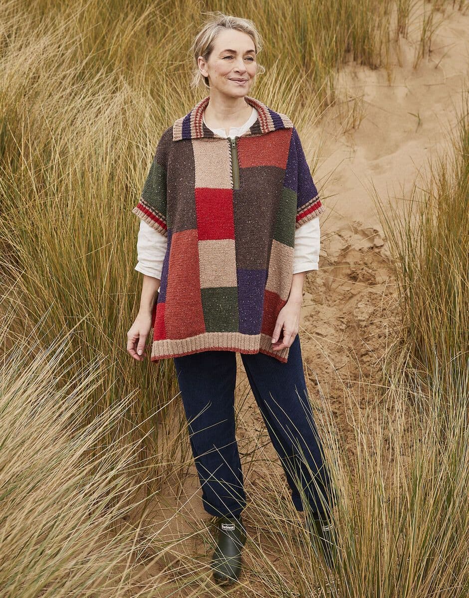 Sirdar Ladies Poncho Knitting Pattern in Haworth Tweed DK 10697P PDF DOWNLOAD