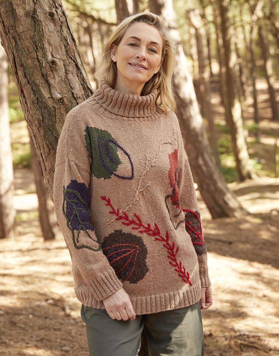 Sirdar Ladies Sweater Knitting Pattern in Haworth Tweed DK 10694P PDF DOWNLOAD