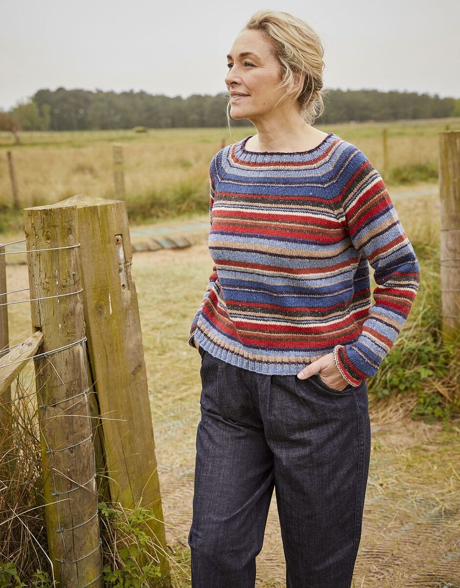 Sirdar Ladies Sweater Knitting Pattern in Haworth Tweed DK 10699P PDF DOWNLOAD