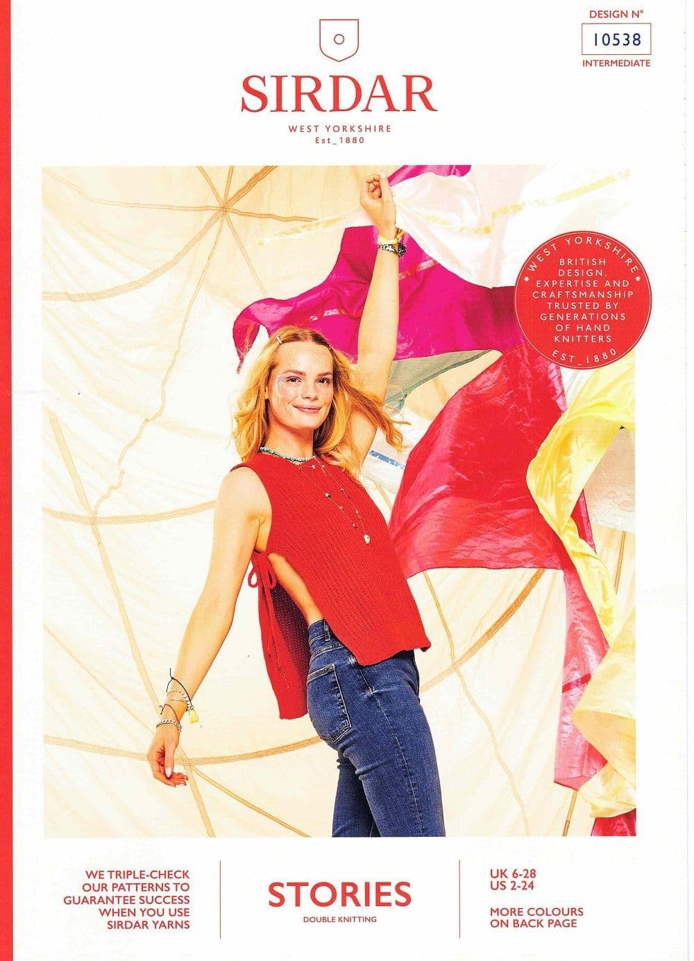 Sirdar Top of the Bill Tabard Knitting Pattern in Stories DK 10538P PDF DOWNLOAD