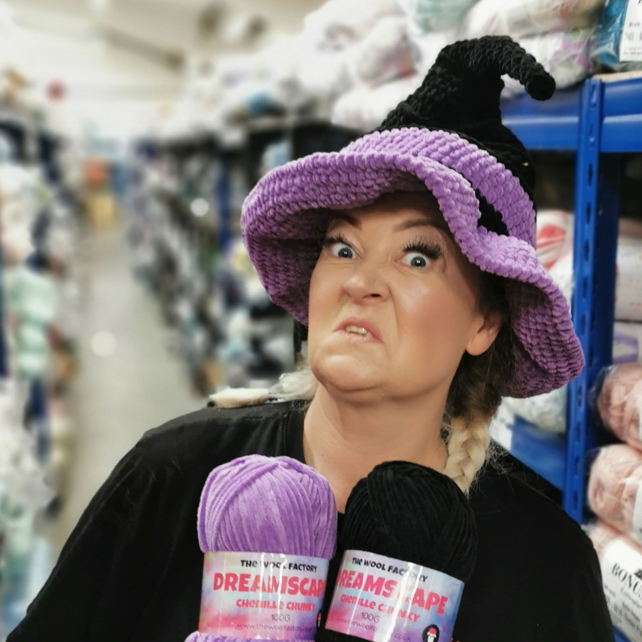 TWF Witches Hat Crochet Pattern in Dreamscape Chunky 402P PDF DOWNLOAD