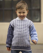 Viking Yarn Boys Sweater Knitting Pattern in Idun 10-6aP PDF DOWNLOAD