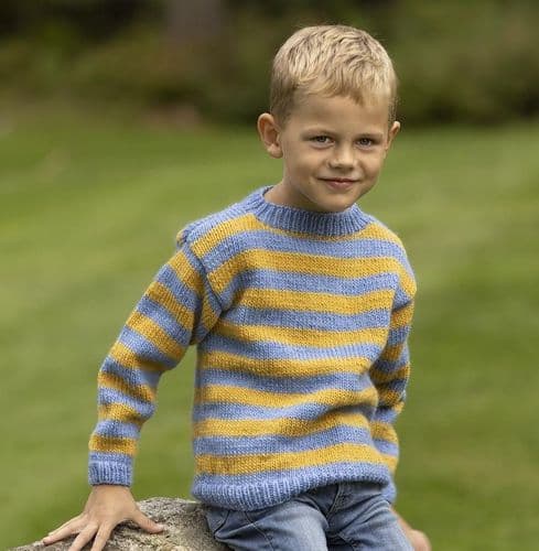 Viking Yarn Boys Sweater Knitting Pattern in Viking Wool 2332-4P PDF DOWNLOAD