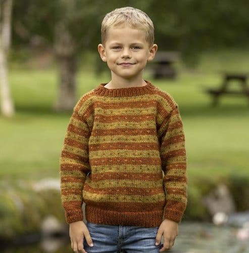 Viking Yarn Boys Sweater Knitting Pattern in Viking Wool 2332-5bP PDF DOWNLOAD