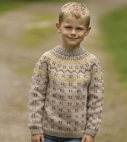 Viking Yarn Boys Sweater Knitting Pattern in Viking Wool 2332-8aP PDF DOWNLOAD