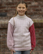 Viking Yarn Girls Sweater Knitting Pattern in Idun 10-6bP PDF DOWNLOAD
