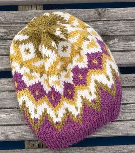 Viking Yarn Ladies Hat Knitting Pattern in Viking Wool 2329-3P PDF DOWNLOAD