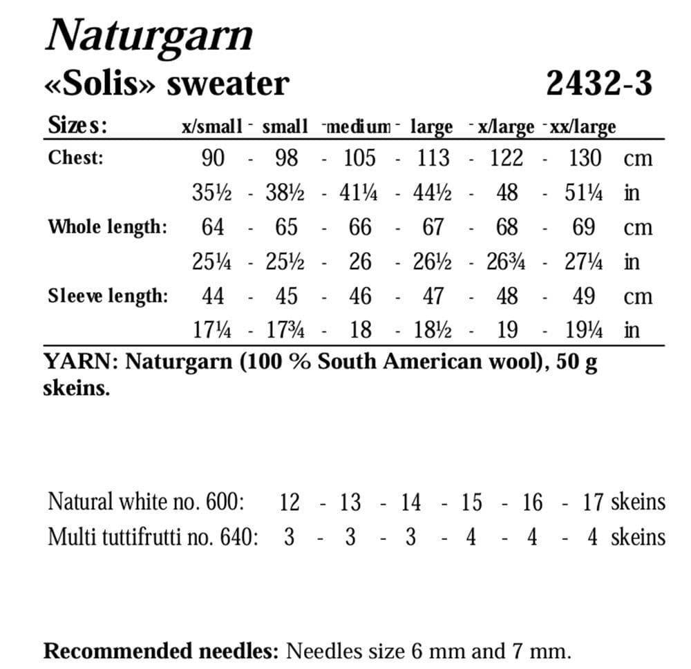 Viking Yarn Ladies Sweater Knitting Pattern in Naturgarn Chunky 2432-3bP PDF DOWNLOAD