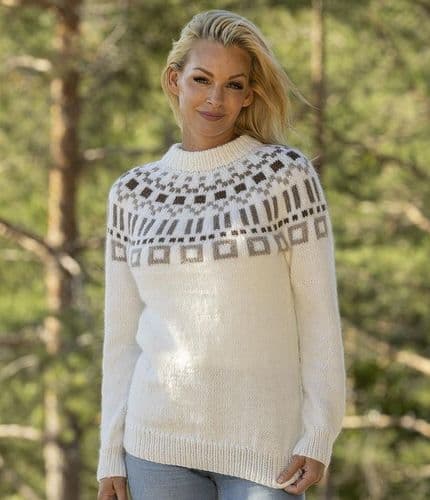 Viking Yarn Ladies Sweater Knitting Pattern in Viking Wool 2330-11P PDF DOWNLOAD