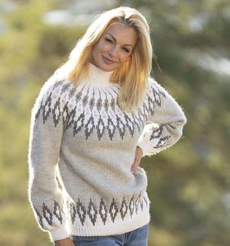 Viking Yarn Ladies Sweater Knitting Pattern in Viking Wool 2330-4P PDF DOWNLOAD
