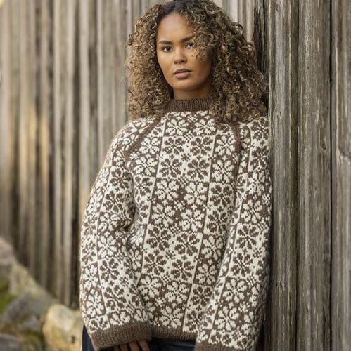 Viking Yarn Ladies Sweater Knitting Pattern in Viking Wool 2601-5bP PDF DOWNLOAD