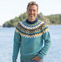 Viking Yarn Ladies / Mens Sweater Knitting Pattern in Viking Wool 2329-1P PDF DOWNLOAD
