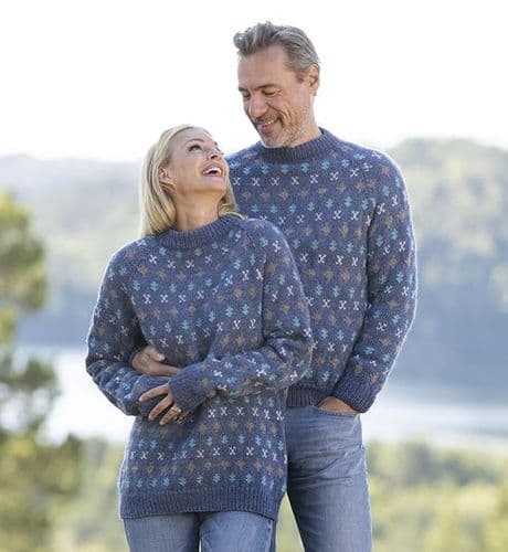 Viking Yarn Mens & Ladies Sweater Knitting Pattern in Viking Wool 2330-7aP PDF DOWNLOAD