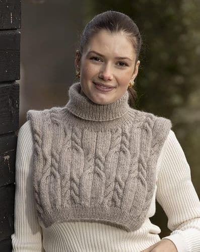 Viking Yarn Neck Warmer Knitting Pattern in Viking Wool 2502-2P PDF DOWNLOAD